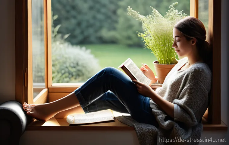 스트레스 해소법  스트레스를 줄이는 의사소통 - **"Empathy in Action: The Power of Active Listening"**
    A warm and inviting scene set in a cozy, ...